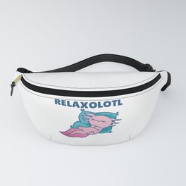 Relaxolotl Axolotl Lovers, Cute Animals Relax Fanny Pack