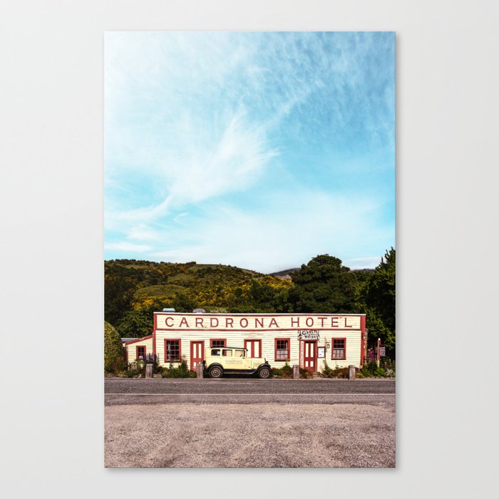 Cardrona Hotel A // Otago Landscape Canvas Print
