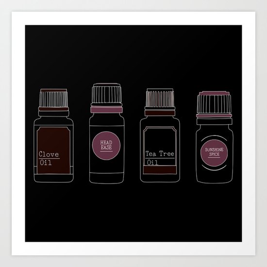 Essential Oils I Art Print