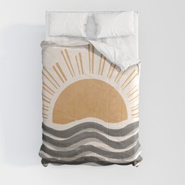 Waft Sun-Grey Comforter