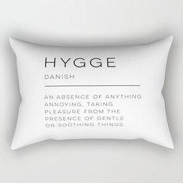 Hygge Definition Rectangular Pillow