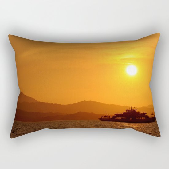Last Ferry Rectangular Pillow