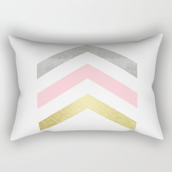 Chevron Pattern Rectangular Pillow