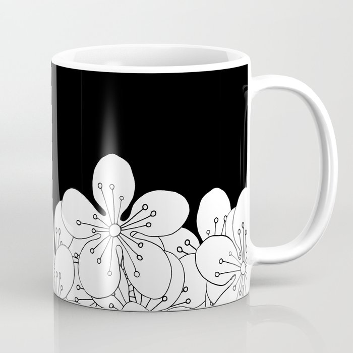 Cherry Blossom Boarder Coffee Mug