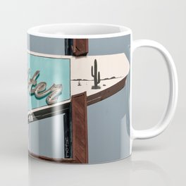 Vintage Neon Sign - The Drifter - Silver City Coffee Mug