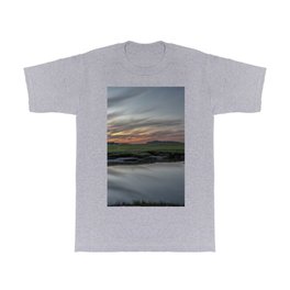 Ocean River Sunset in Essex T Shirt