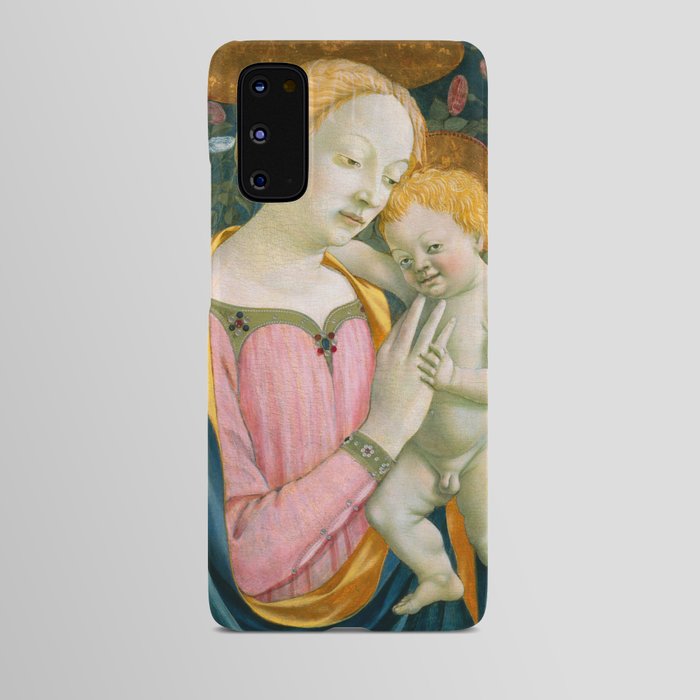 Madonna and Child by Domenico Veneziano, 15th Century Android Case