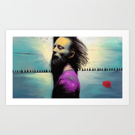 Thom Yorke "Radiohead" Art Print