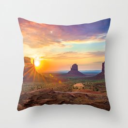 Monument Valley Throw Pillow