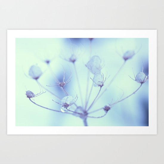 Ice Drops Art Print