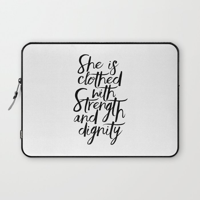 She Is Clothed With Strength And Dignity Scripture Art Bible