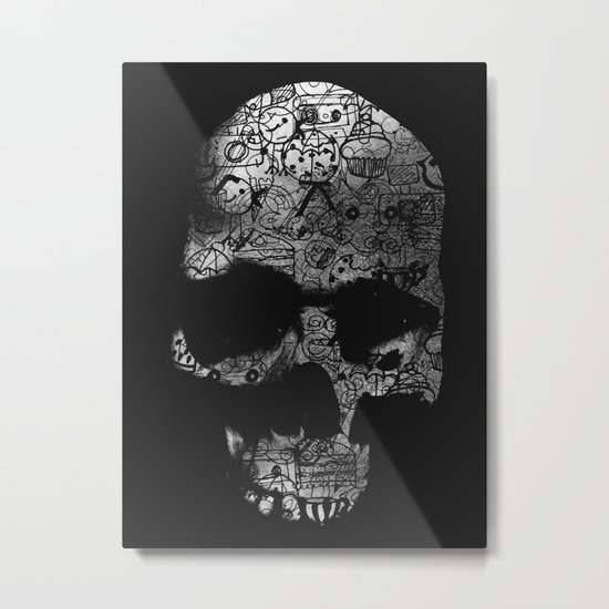 Endless Doodle Metal Print
