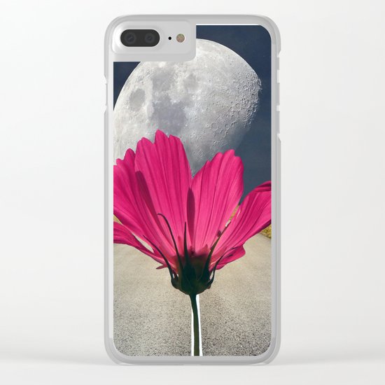 Spacey Cosmos Clear iPhone Case
