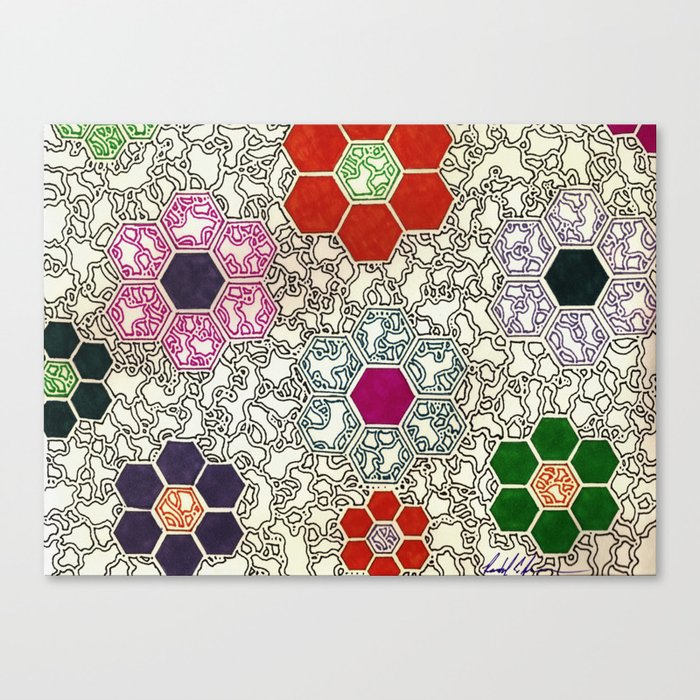 Scattered Canvas Print