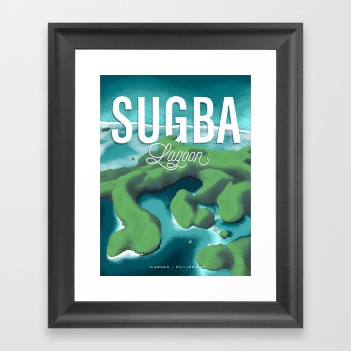 Sugba Lagoon | Siargao Philippines | Travel Printt Framed Art Print