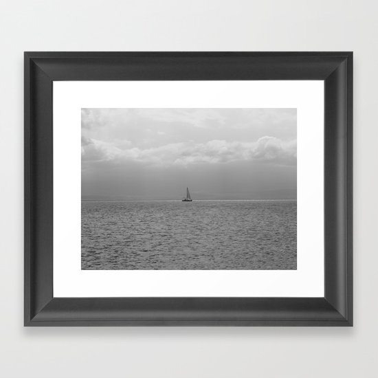 Amongst the Sea Framed Art Print
