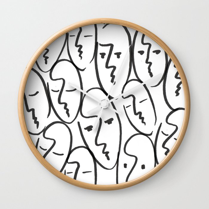 faces Wall Clock