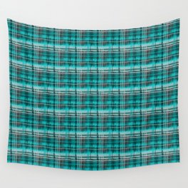 Turquoise scottish Wall Tapestry