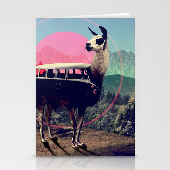 Llama Stationery Cards