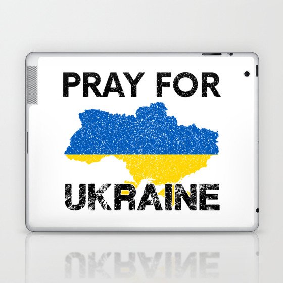 Pray For Ukraine Laptop & iPad Skin