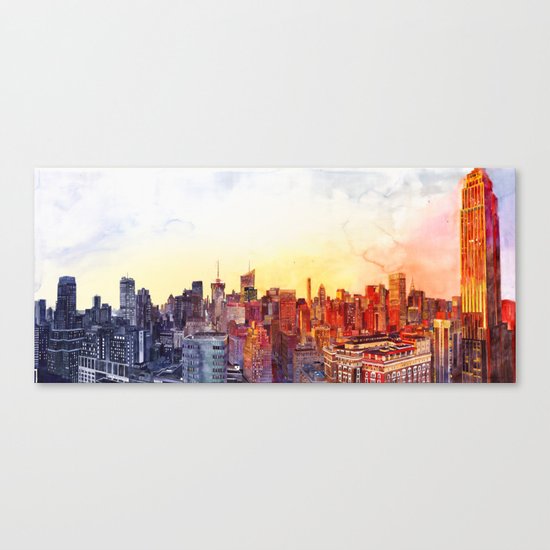Sunshine in NYC Canvas Print