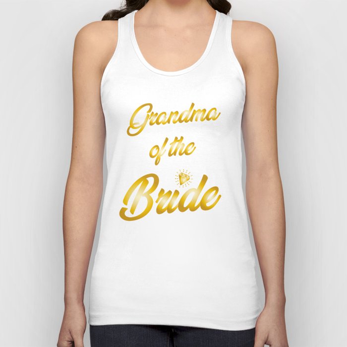 Grandma Of The Bride Wedding Tank Top