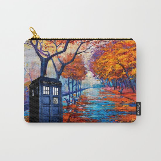 Tardis Autumn Alley Carry-All Pouch