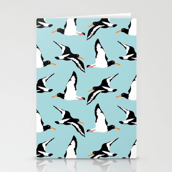 Seabirds in flight Stationery Cards