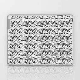 Black dots pattern Laptop Skin