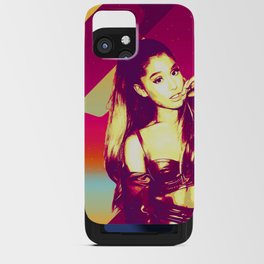Pink Geometric Ariana.Grande iPhone Card Case