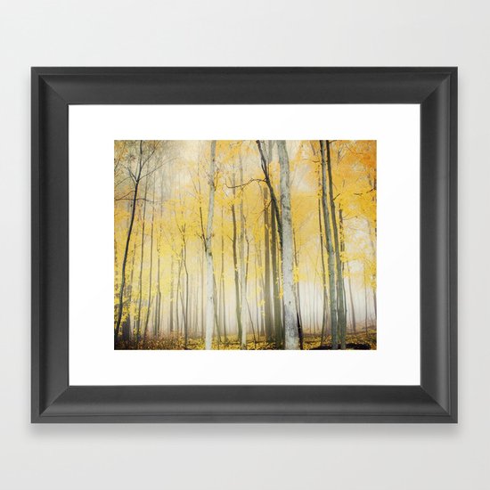 Yellow Framed Art Print