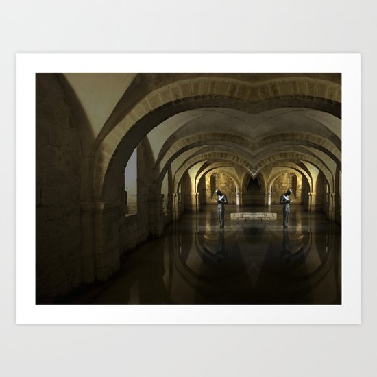 Reflecting Art Print