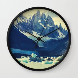 Cerro Torre in Argentina Wall Clock