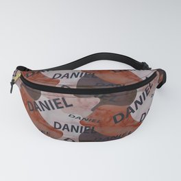 Daniel pattern in brown colors and watercolor texture Fanny Pack