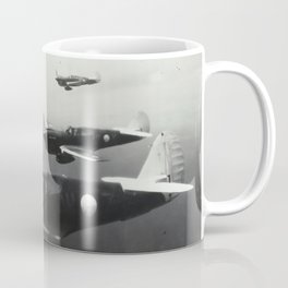 Old Photo of Military Airplane Coffee Mug
