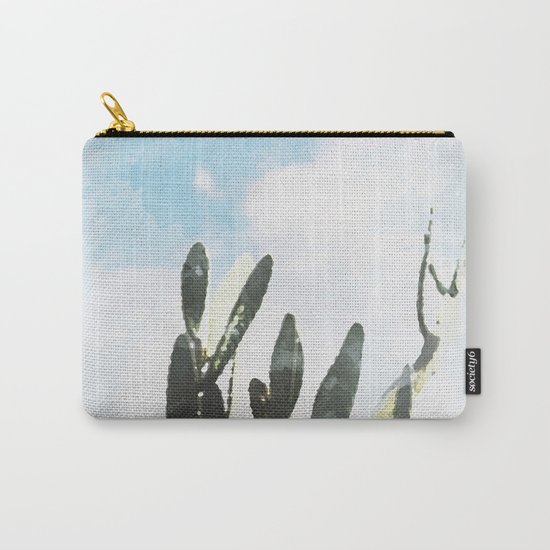 Cactus & Sky #society6 #decor #buyart Carry-All Pouch