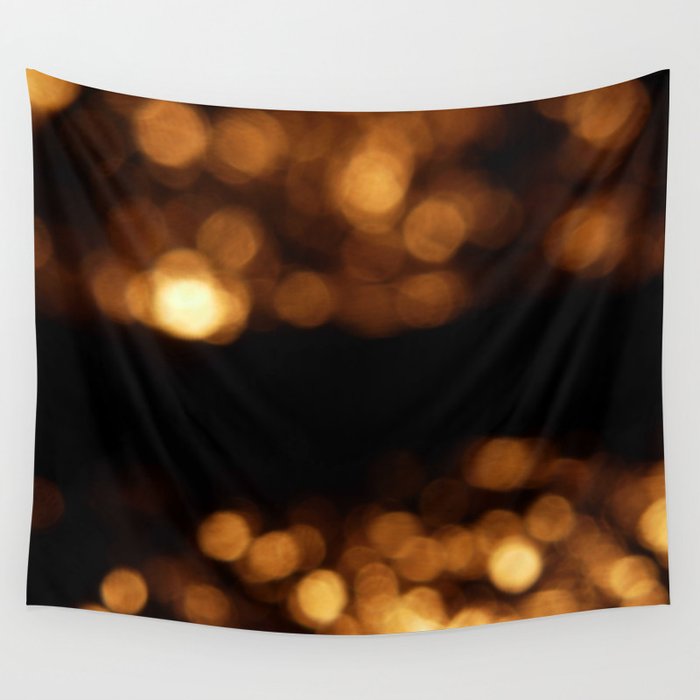 Light and golden circle 2 Wall Tapestry