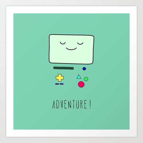 Adventure! BMO Art Print