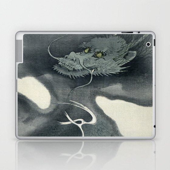 Japanese Dragon Woodblock art Yoshida Gen'ō Laptop & iPad Skin