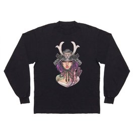 Samurai Girl Long Sleeve T Shirt
