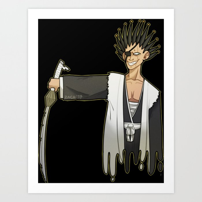 Kenpachi Zaraki Art Print By Insomnizacharie Society6