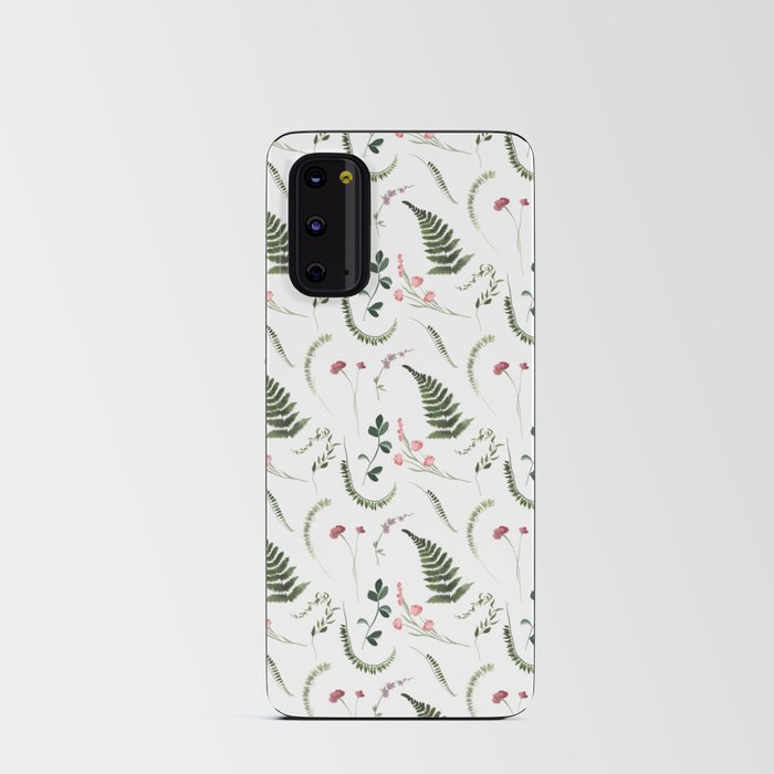 Pretty Wildflowers Botanical Pattern Android Card Case