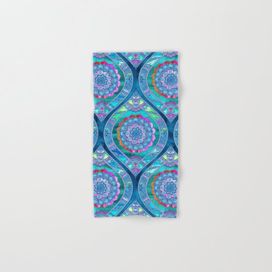 Radiant Boho Color Play Hand & Bath Towel