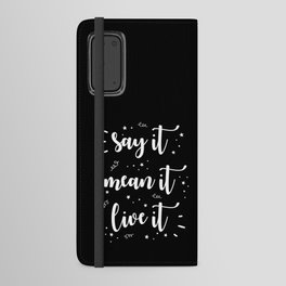 Say It Meter Live It Android Wallet Case