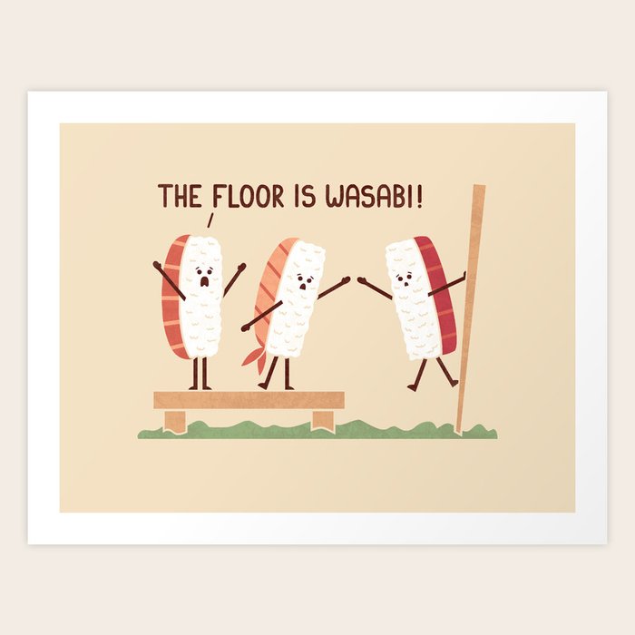 Wasabi Art Print by Teo Zirinis Society6