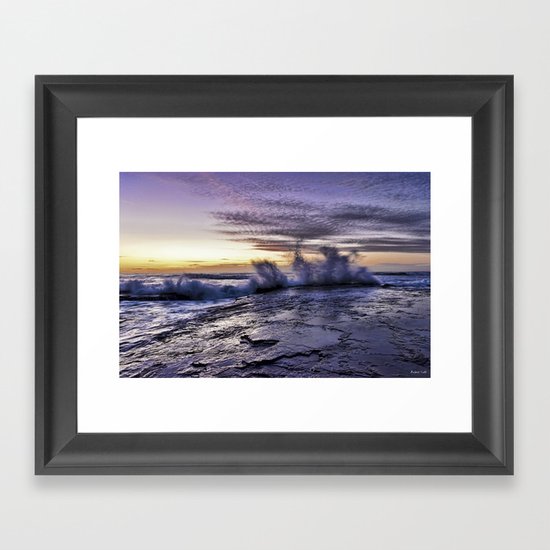 Morning Splash Framed Art Print