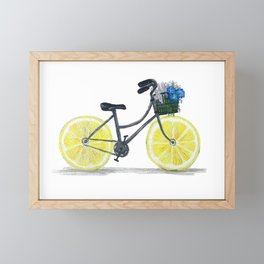 Citrus Cycle Framed Mini Art Print
