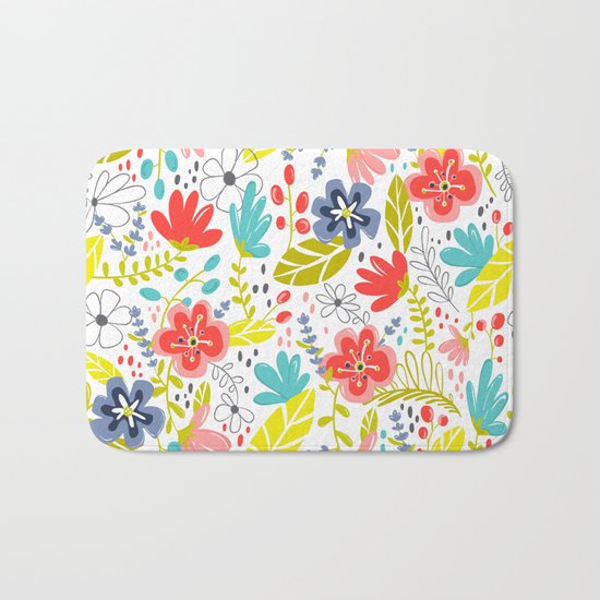 Wildflower Bath Mat