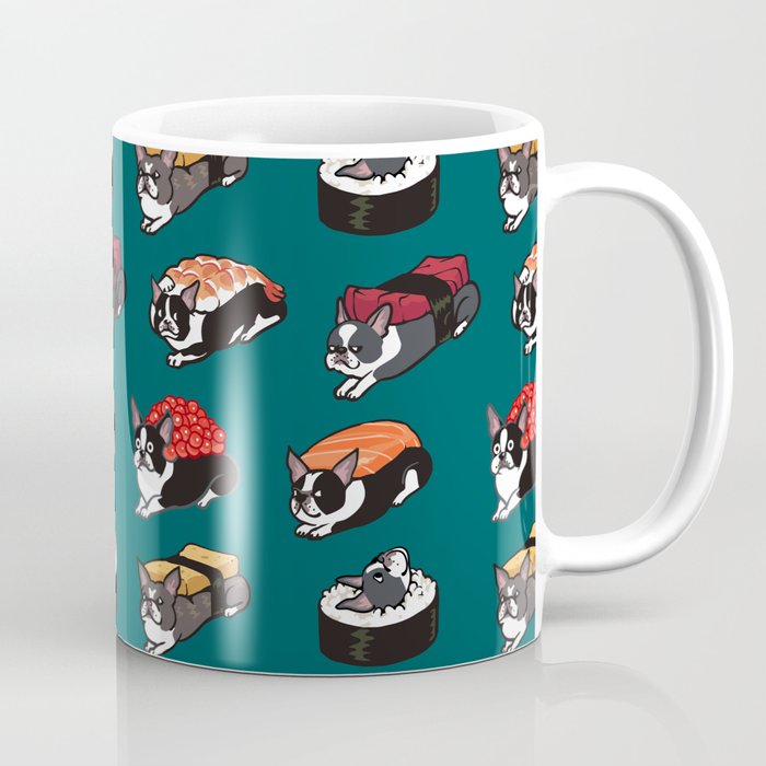 Sushi  Boston Terrier Coffee Mug