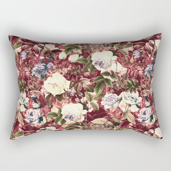 Abstract floral pattern Rectangular Pillow